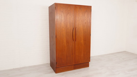 Image 1 of Vintage Kledingkast | Teak | Deens | 60 Cm Diep