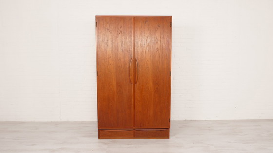 Image 1 of Vintage Kledingkast | Teak | Deens | 60 Cm Diep