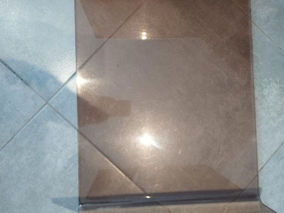 Image 1 of Michel Dumas - Design Meubels - Bijzettafel - Sofa End - Nachtkastje - 1970 - Vintage Periode