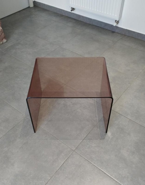 Image 1 of Michel Dumas - Design Meubels - Bijzettafel - Sofa End - Nachtkastje - 1970 - Vintage Periode