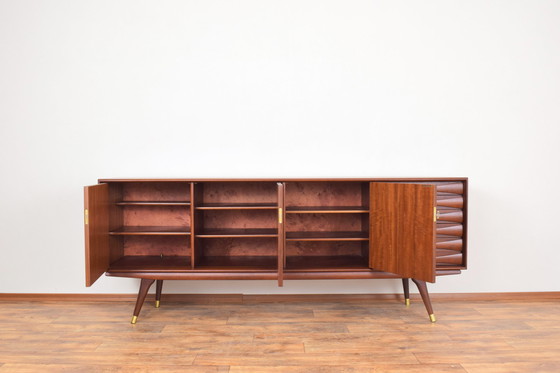 Image 1 of Mid Century Teak Dressoir Van Sven Andersen Voor Sven Andersen Möbelfabrik Stavanger, 1960S.