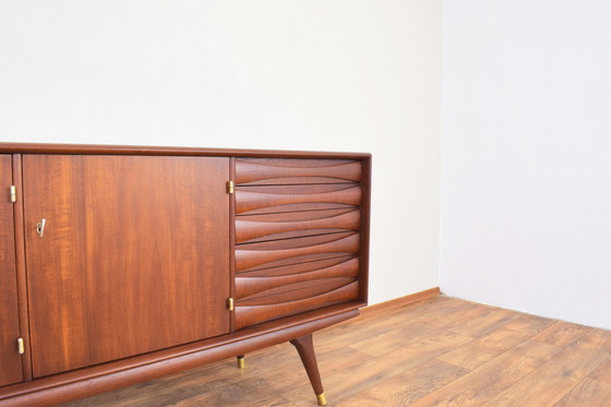 Image 1 of Mid Century Teak Dressoir Van Sven Andersen Voor Sven Andersen Möbelfabrik Stavanger, 1960S.