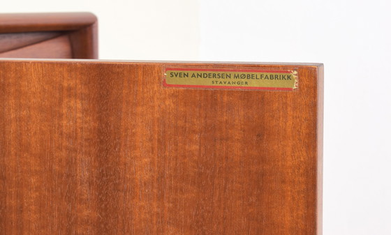 Image 1 of Mid Century Teak Dressoir Van Sven Andersen Voor Sven Andersen Möbelfabrik Stavanger, 1960S.