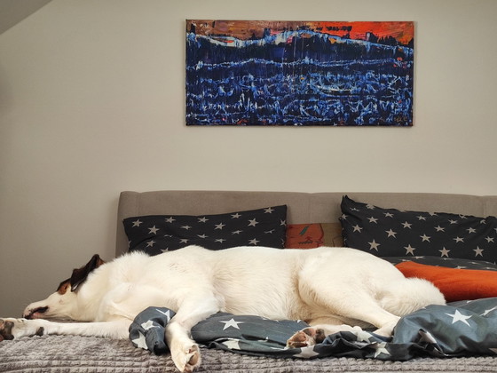 Image 1 of Kunstwerk Xxl Kunst op Canvas Gesigneerd