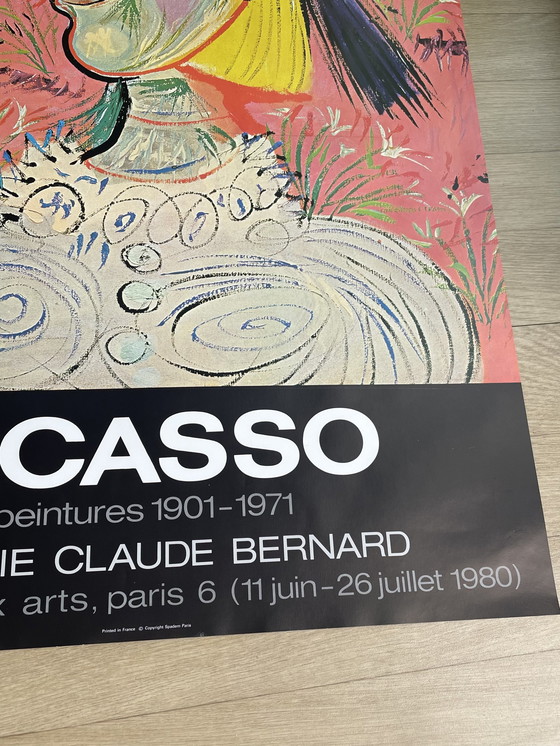 Image 1 of Pablo Picasso, zeldzame originele vintage poster