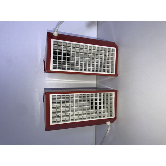 Image 1 of Paar vintage metalen Ikea wandlampen type v204