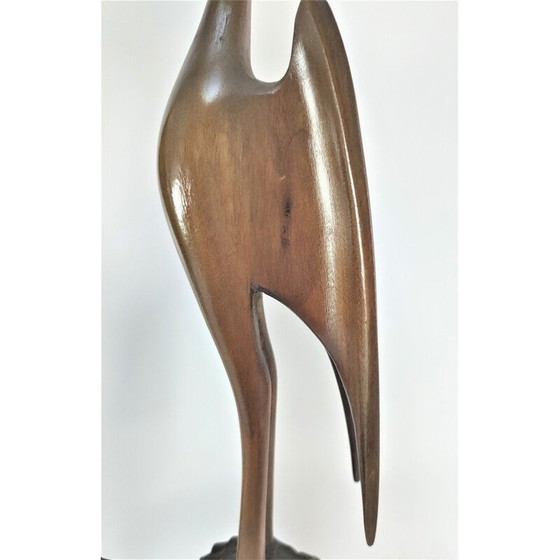 Image 1 of Paar massief houten vogels, 1970