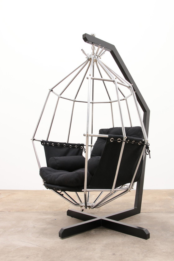 Image 1 of Vintage Lounge Chair Ontwerp van Papegojan door Lb Arberg,1970 Zweden