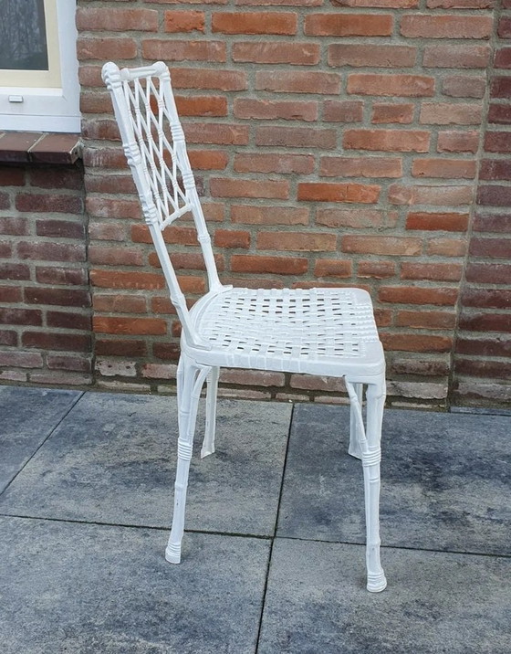 Image 1 of Jaren 30 Stoel Uit Frankrijk Bamboo Faux