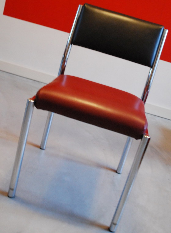 Image 1 of 6X Eetkamerstoelen Jaren 70