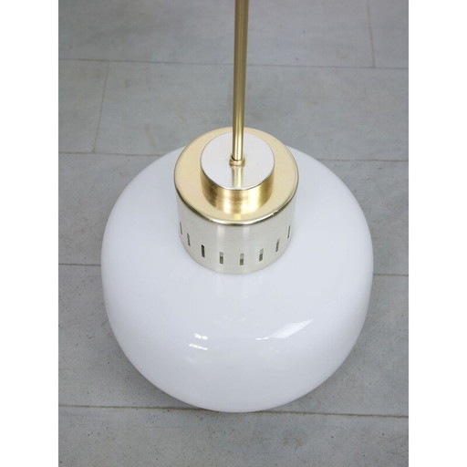 Mid-eeuwse opaline hanglamp
