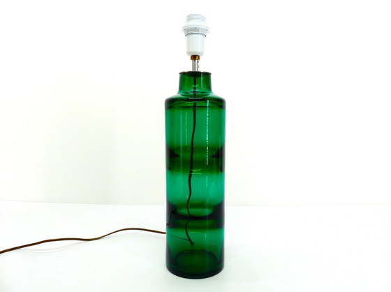 Image 1 of Scandinavische Incalmo Groen Glazen Lamp Hadeland Glassverk - Høvik Verk 1960