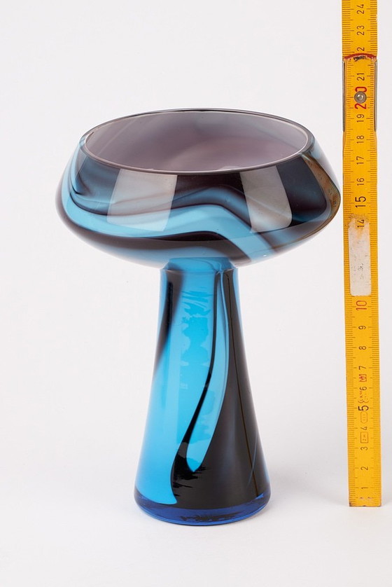 Image 1 of Vintage Carlo Moretti opaal glazen vaas jaren 70