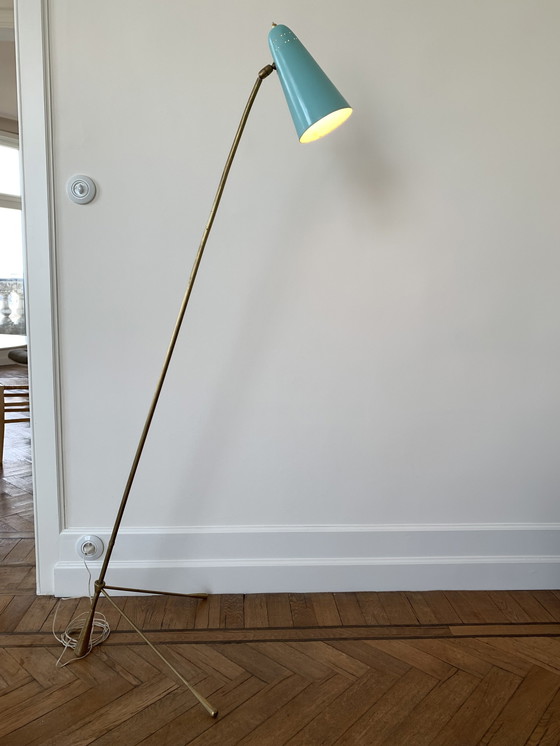 Image 1 of Adjustable Floorlamp Gilardi & Barzaghi 1950'S