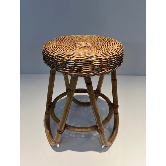 Image 1 of Vintage rotan kruk