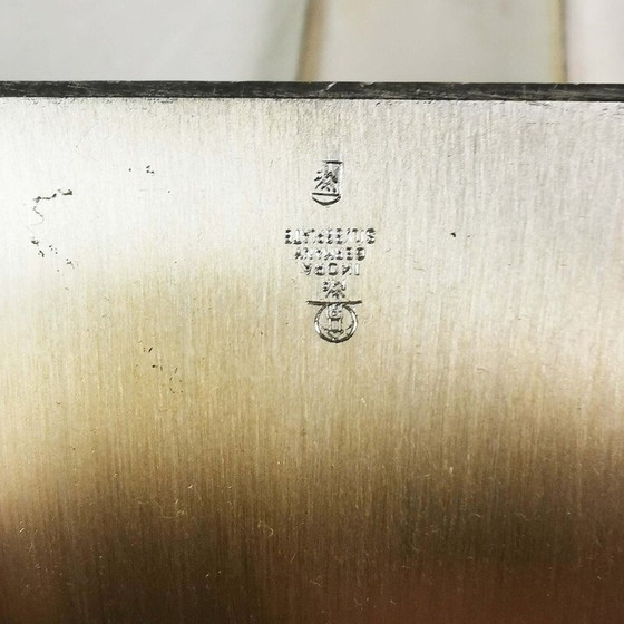 Image 1 of Vintage verzilverde metalen kandelaar van Kurt Radke voor Wmf, Duitsland 1960