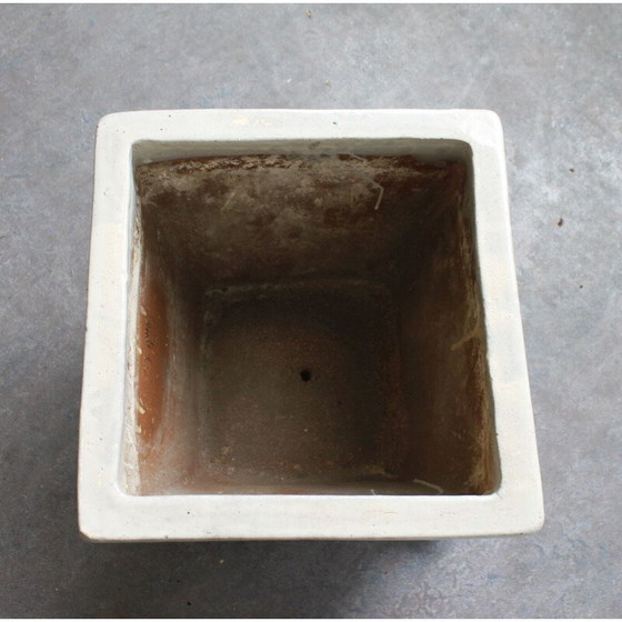 Image 1 of Vintage plantenbak in geglazuurd terracotta