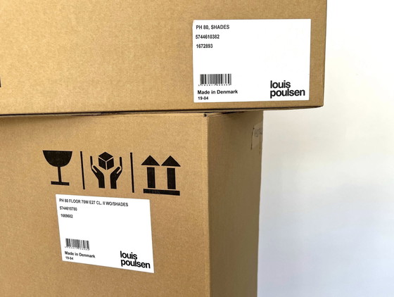 Image 1 of PH 80 vloerlamp van Poul Henningsen Nieuw met originele doos !!!