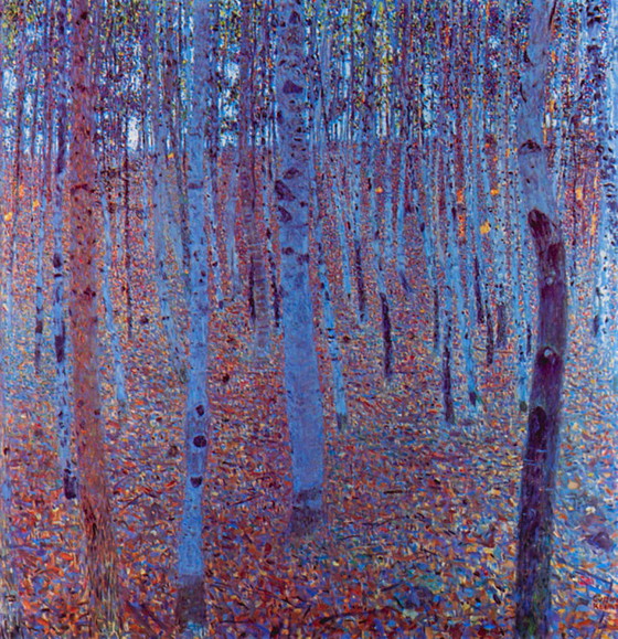 Image 1 of Gustav Klimt - Beech forest