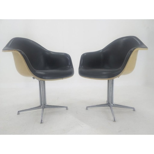 Paar vintage Herman Miller stoelen van Charles en Ray Eames, 1960