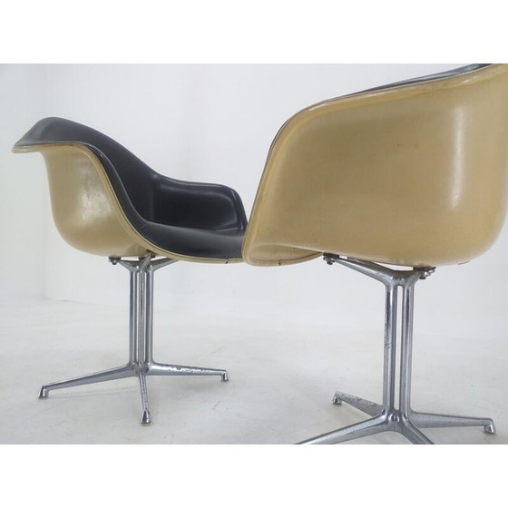 Image 1 of Paar vintage Herman Miller stoelen van Charles en Ray Eames, 1960