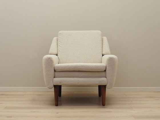 Image 1 of Crème fauteuil, Deens ontwerp, 1970S, Productie: Denemarken