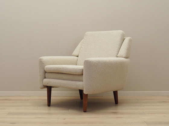 Image 1 of Crème fauteuil, Deens ontwerp, 1970S, Productie: Denemarken