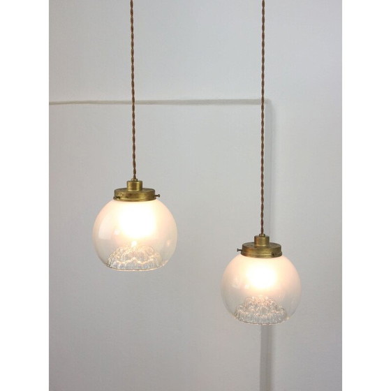 Image 1 of Vintage Murano glazen hanglamp