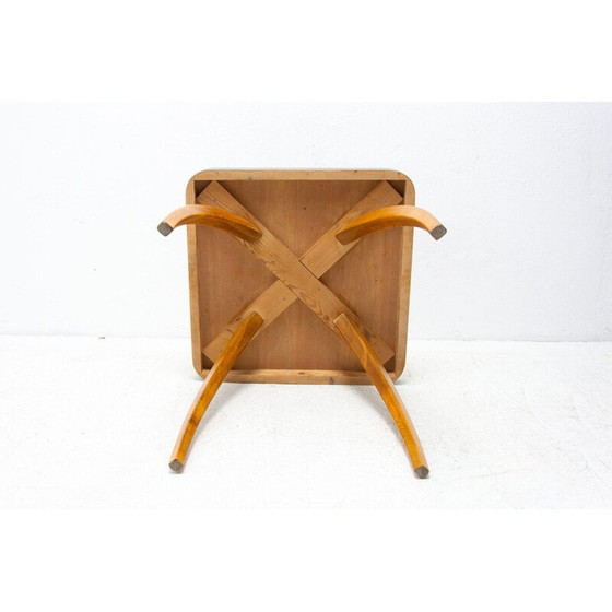 Image 1 of Vintage walnoten spidertafel H-259 door Jindrich Halabala, Tsjecho-Slowakije 1950