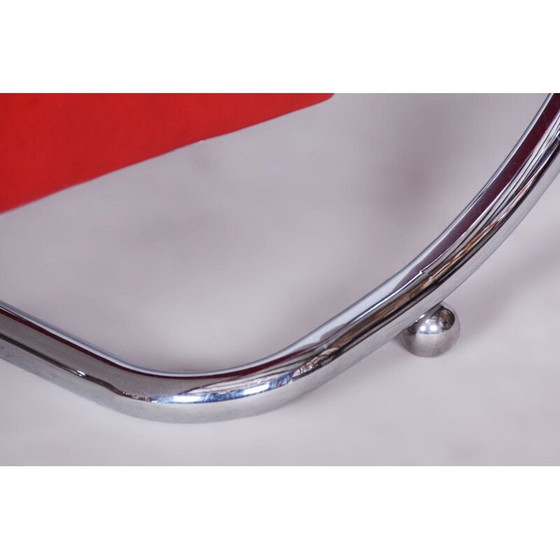 Image 1 of Paar vintage Bauhaus leren fauteuils van Hynek Gottwald, Tsjecho-Slowakije 1930