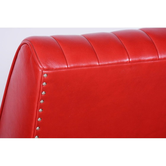 Image 1 of Paar vintage Bauhaus leren fauteuils van Hynek Gottwald, Tsjecho-Slowakije 1930