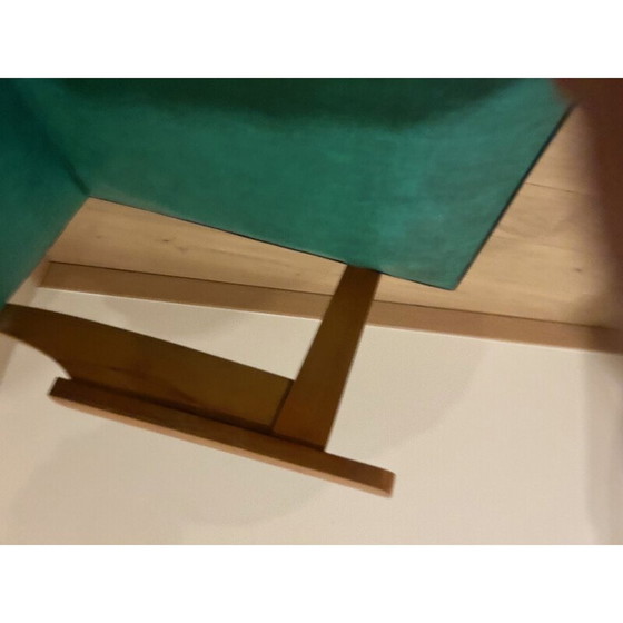 Image 1 of Paar vintage fauteuils in blond eiken, 1950