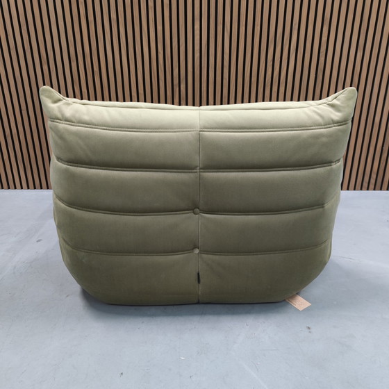 Image 1 of Ligne Roset Togo 1 Zits Groen Velours