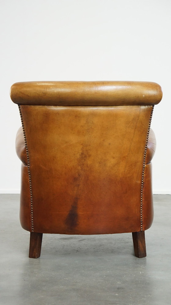 Image 1 of Fauteuil Gemaakt Van Schapenleer