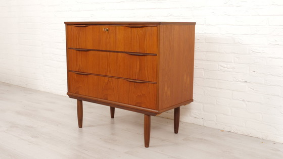 Image 1 of Vintage Deense Ladekast | Teak | 3 Lades