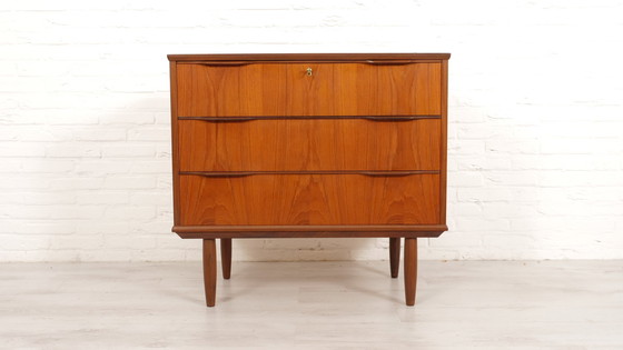 Image 1 of Vintage Deense Ladekast | Teak | 3 Lades