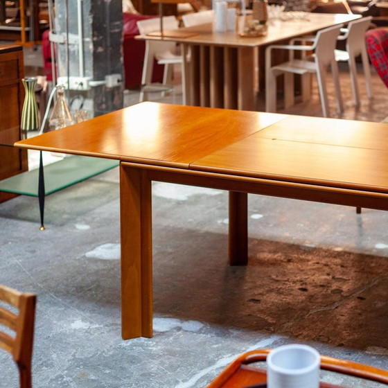 Image 1 of Vintage uittrekbare Mou tafel van Tobia en Afra Scarpa voor Molteni, Italië 1973