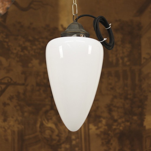 Art Deco Opaline Hanglampen