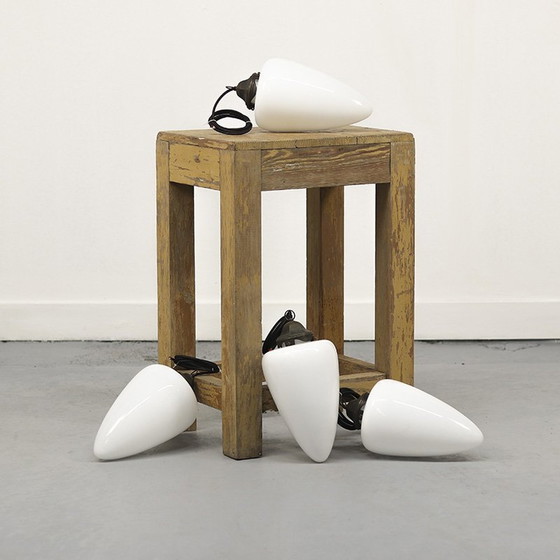 Image 1 of Art Deco Opaline Hanglampen