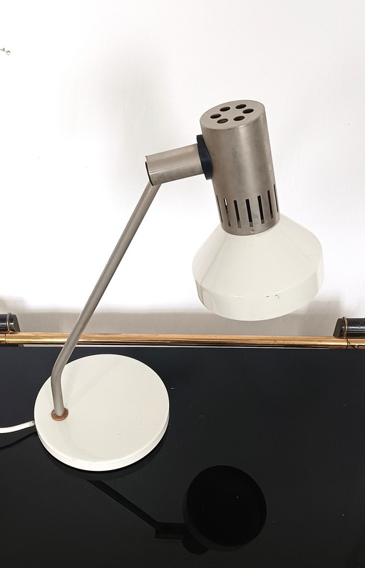 Aka Industriele Bureau Lamp Zestiger Jaren 