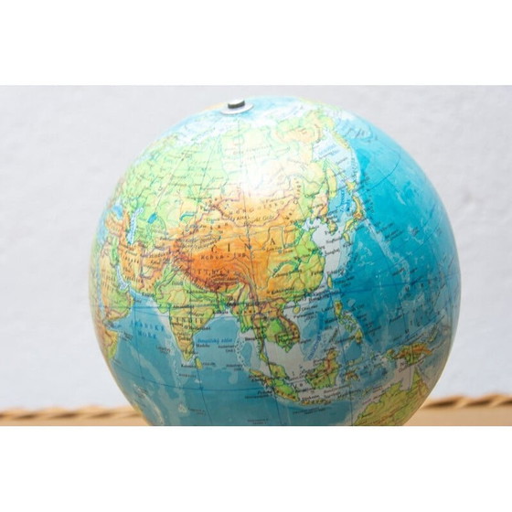 Image 1 of Vintage plastic wereldbol, Tsjechoslowakije 1970