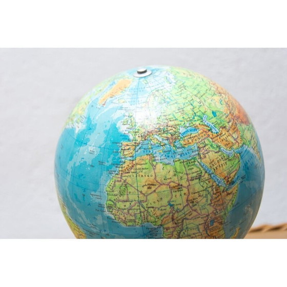 Image 1 of Vintage plastic wereldbol, Tsjechoslowakije 1970