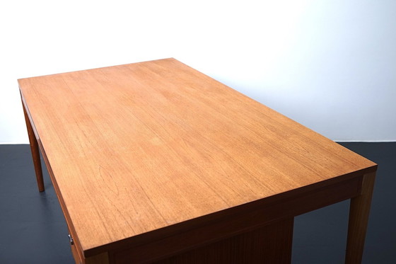 Image 1 of Vintage Deens teakhouten bureau van Finn Juhl voor France & Son, jaren 60