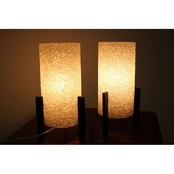 Image 1 of Set van twee vintage tafellampen Duitsland