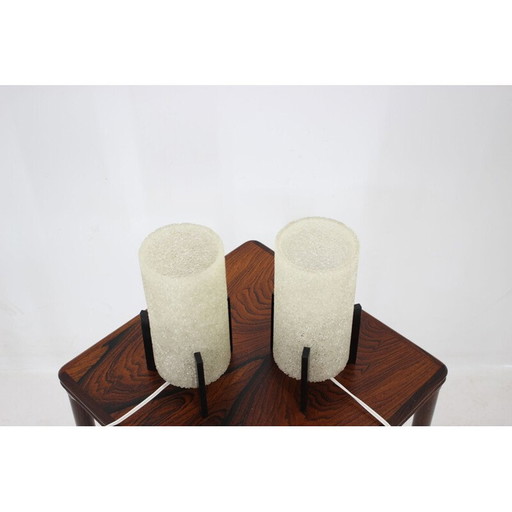 Set van twee vintage tafellampen Duitsland