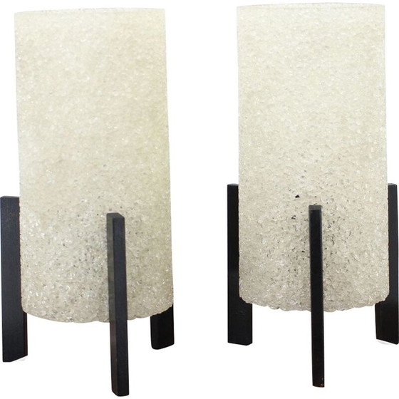 Image 1 of Set van twee vintage tafellampen Duitsland