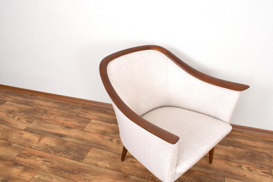 Image 1 of Mid Century Noorse Teakhouten Fauteuils Door Fredrik A. Kayser Voor Vatne Lenestolfabrikk, 1960S, Set Van 2