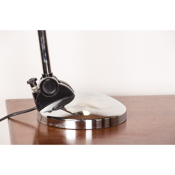 Image 1 of Vintage kantelbare chromen bureaulamp van Marina Malabotti, Italië 1960