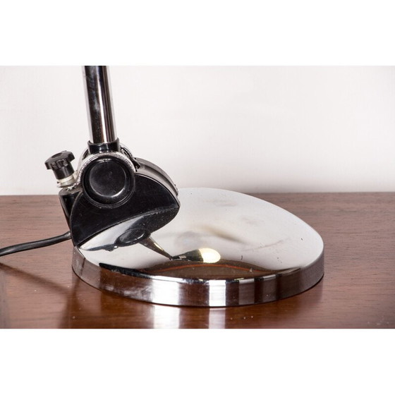 Image 1 of Vintage kantelbare chromen bureaulamp van Marina Malabotti, Italië 1960