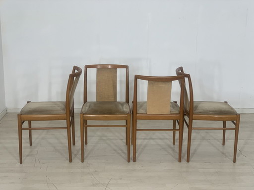 4x 60s stoelen eetkamerstoelen keukenstoelen woonkamerstoelen vintage